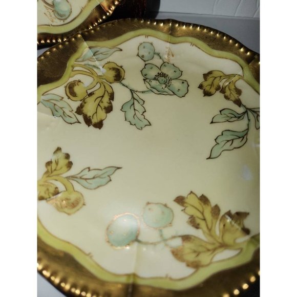 Anitique Bawo & Dotter Elite Works Limoge Gold Trim Plates 6" plate - Sets of 2 - Picture 4 of 6